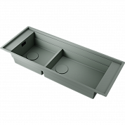 Omoikiri Sintesi Pro 114-2-U/I-WG Artceramic/wind green