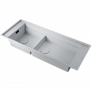 Omoikiri Sintesi Pro 114-2-U/I-WH Artceramic/белый