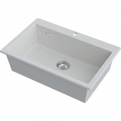 Omoikiri Omishima 76-WH Matt Natceramic/белый матовый