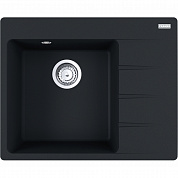 Franke Centro, CNG 611211-62 TL, черный матовый, чаша слева