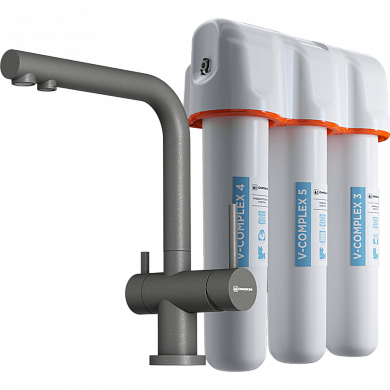 Omoikiri Nagano-PL-P + Pure drop Lite Комплект смеситель+фильтр