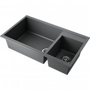 Omoikiri Tedori 86-2-LB-PL Tetogranit/платина