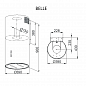 Konigin Belle Black/Black Glass 39