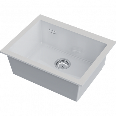Omoikiri Omishima 60-U-WH Glossy Natceramic/белый глянцевый