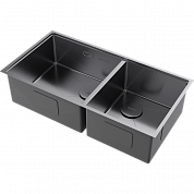 Omoikiri Taki 85-2-LB-U/IF Side-IN нерж. сталь/нержавеющая сталь