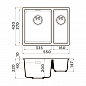 Omoikiri Kata 55-2-U-GR Artgranit/leningrad grey