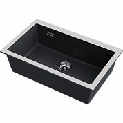 Omoikiri Omishima 76-U-BL Matt Natceramic/черный матовый