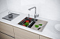 Paulmark NEXT-MULTI SINK 54 UNI PM785445-BS брашированная сталь