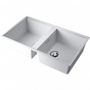 Omoikiri Kitagawa 83-2-U-WH Artceramic/белый