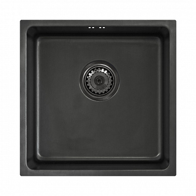Мойка Seaman Eco Roma U SMR-4444A Gun (PVD, micro-satin 5), стандартная комплектация