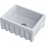 Omoikiri Mikura 61-WH Glossy Natceramic/белый глянцевый
