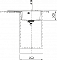Franke Centro, CNG 611211-78 TL, черный матовый, чаша справа