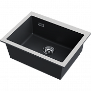 Omoikiri Omishima 60-U-BL Matt Natceramic/черный матовый