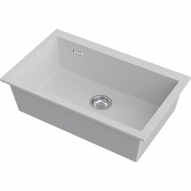 Omoikiri Omishima 76-U-WH Matt Natceramic/белый матовый