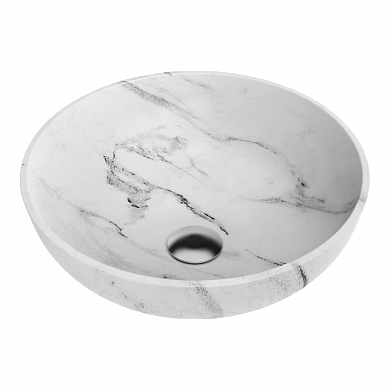 Omoikiri Hitomi-WH Marble Natceramic/WH Marble