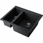 Omoikiri Bosen 59-2-BL Tetogranit/черный