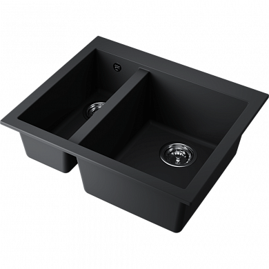 Omoikiri Bosen 59-2-BL Tetogranit/черный