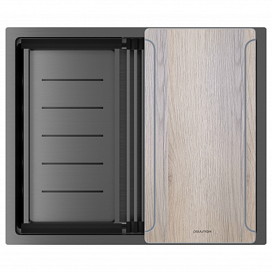 Paulmark NEXT-MULTI SINK 54-L UNI PM785445-L-GM вороненая сталь