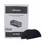 Konigin Skybox Black Glass 60