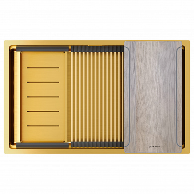 Paulmark NEXT-MULTI SINK 74 UNI PM787445-BG брашированное золото
