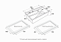 Paulmark NEXT-MULTI SINK 74 UNI PM787445-BG брашированное золото