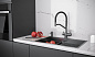Paulmark NEXT-MULTI SINK 74 UNI PM787445-GM вороненая сталь