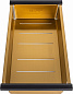 Paulmark NEXT-MULTI SINK 74 UNI-BG брашированное золото