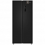 Холодильник Отдельностоящий   Weissgauff WSBS 500 Inverter NoFrost Black