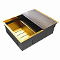 Paulmark NEXT-MULTI SINK 54 UNI-BG брашированное золото