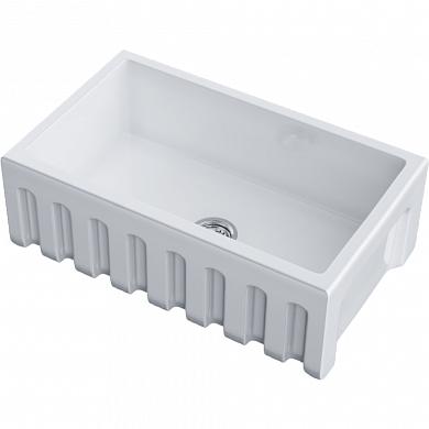 Omoikiri Mikura 76-WH Glossy Natceramic/белый глянцевый