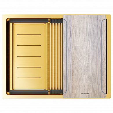 Paulmark NEXT-MULTI SINK 58 UNI PM785845-BG брашированное золото
