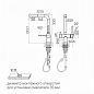 Paulmark SERPENTINE Se213222-GM-M матовая вороненая сталь