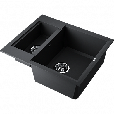 Omoikiri Sakaime 60-2-BL Tetogranit/черный
