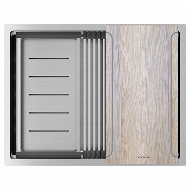Paulmark NEXT-MULTI SINK 58-L UNI PM785845-L-BS брашированная сталь