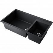 Omoikiri Tedori 86-2-LB-BL Tetogranit/черный