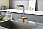 Paulmark SERPENTINE Se213222-BG брашированное золото