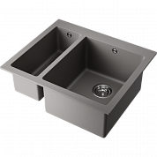 Omoikiri Bosen 59-2A-GR Artceramic/leningrad grey