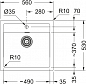 Franke  SID 610  цвет чёрный карбон 