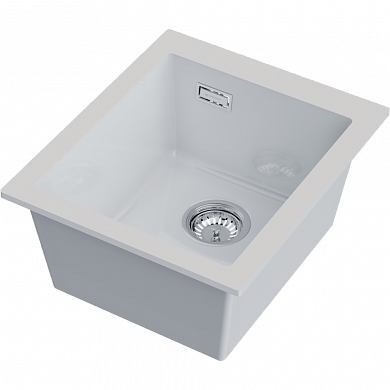 Omoikiri Omishima 41-U-WH Glossy Natceramic/белый глянцевый