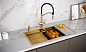 Paulmark NEXT-MULTI SINK 74 UNI PM787445-BG брашированное золото