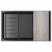 Paulmark NEXT-MULTI SINK 74 UNI PM787445-GM вороненая сталь
