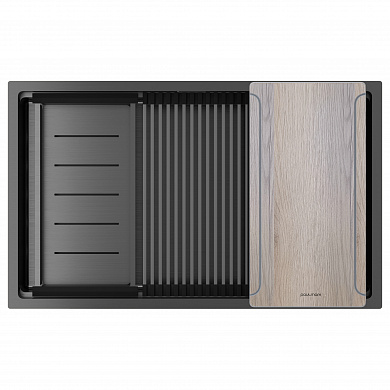 Paulmark NEXT-MULTI SINK 74 UNI PM787445-GM вороненая сталь