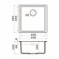 Omoikiri Yamakawa 45T-Integra-BL Tetogranit/черный
