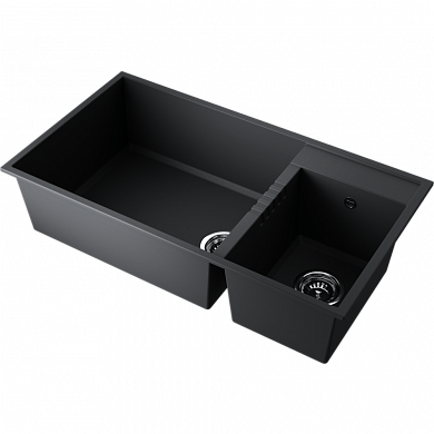 Omoikiri Tedori 85-2-U-BL Tetogranit/черный