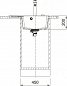 Franke Centro, CNG 611211-62 TL,черный матовый, чаша справа